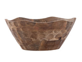 Elin - Dekoschale - Naturholz - massives Mangoholz - ø25 o. 30cm H6cm